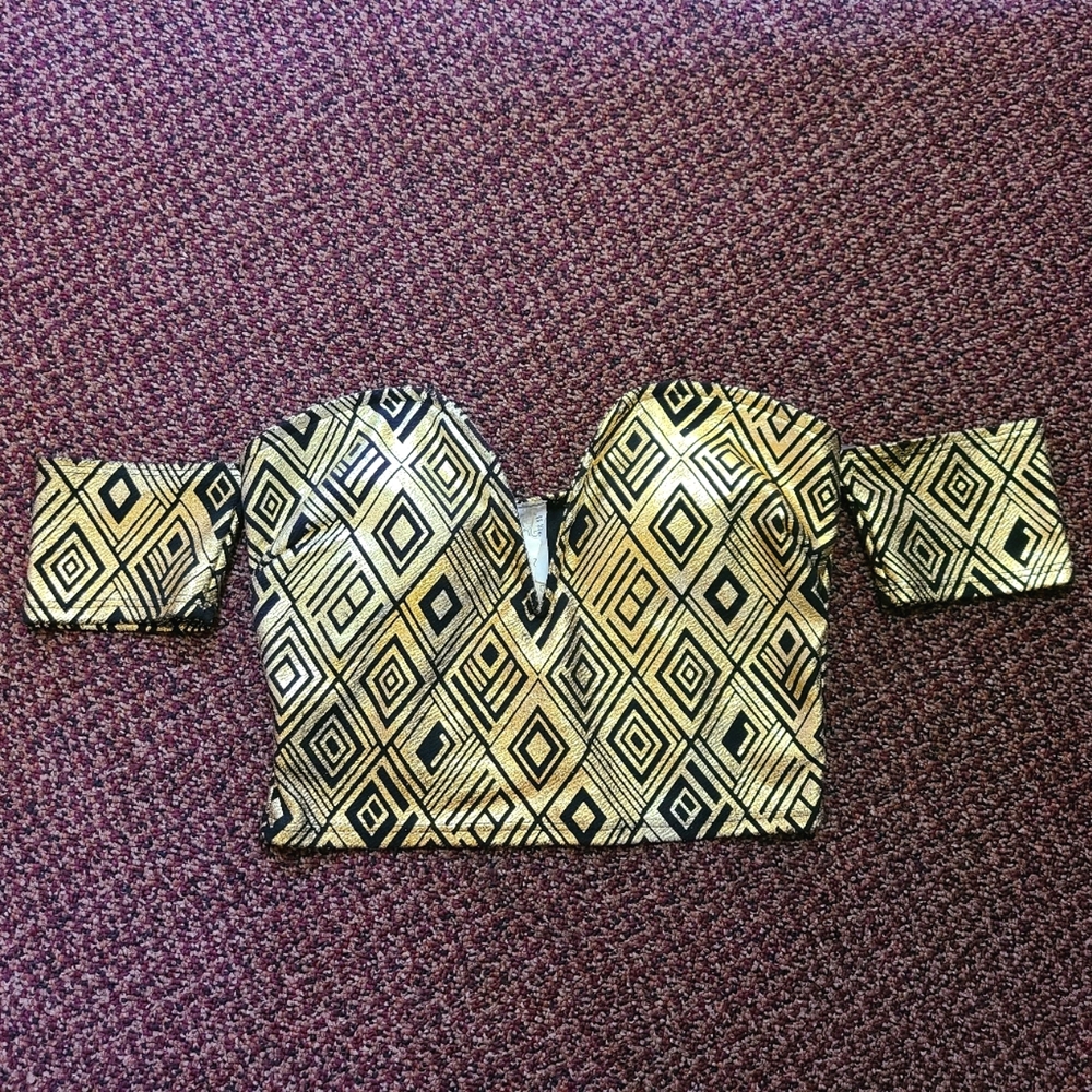 Gold Bustier